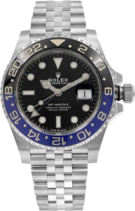 rolex zwart blauw
